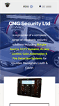 Mobile Screenshot of cmgsecurity.ie