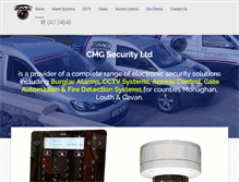 Tablet Screenshot of cmgsecurity.ie